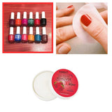 06 Pcs Huda Beauty Nail Paint With Free Nail Polish Remover, Pack Of 2 | Best Quality Nail Polish With Nail Polish Remover – Multicolor