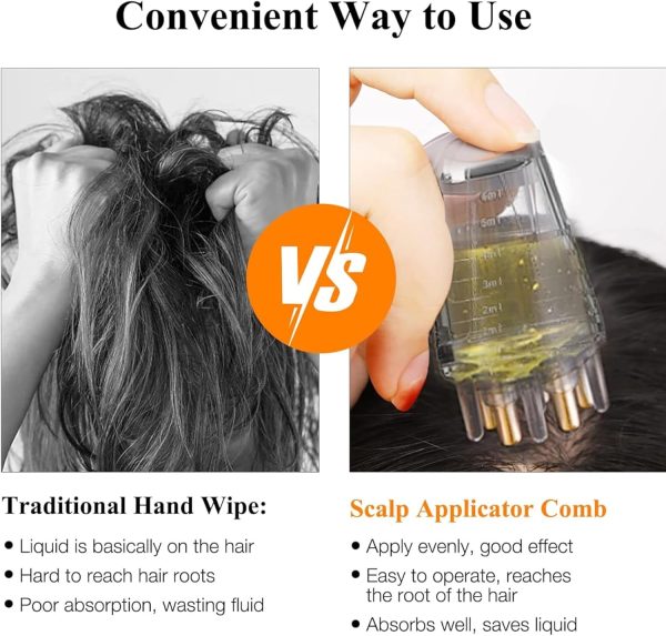 Scalp Root Hair Oil Applicator | Mini Oil Massage Comb