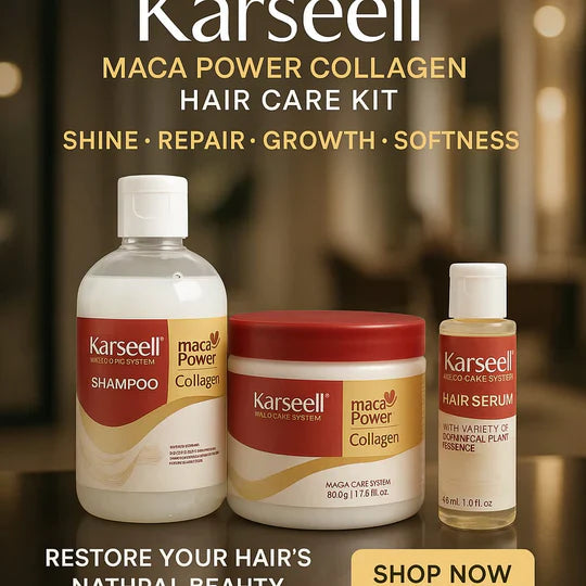 Karseell maca power collagen hair care kit