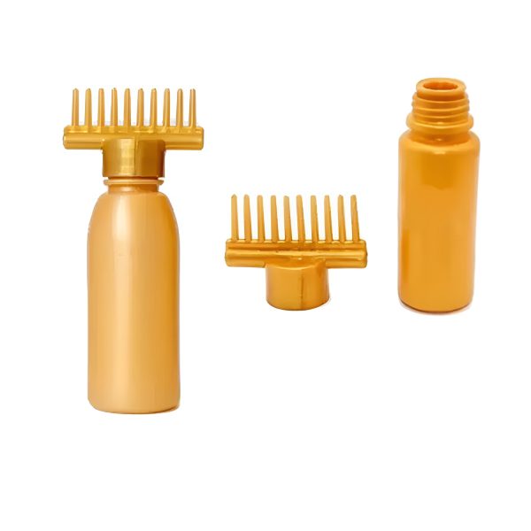 (pack Of 20) Hair Dye Bottle | Hair Oil Applicator Bottle, Root Oiling Comb Bottle For Hair Coloring, Shampoo, Oiling, Dye, And Scalp Treatment For Home & Commercial ( Empty Bottle)