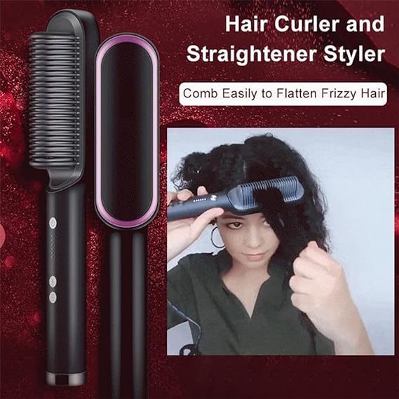 Electric Hair Comb Hair Straightener/Hair Styler Brush