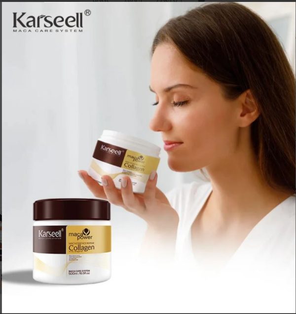 Karseell Collagen Maca Hair Treatment Deep Repair Conditioning Hair Mask, Buy one get one free