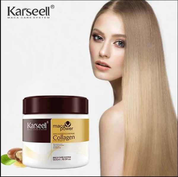 Karseell Collagen Maca Hair Treatment Deep Repair Conditioning Hair Mask, Buy one get one free