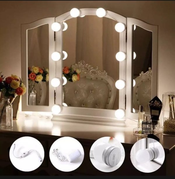 10 Bulb Vanity Light (3 Modes)