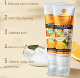 Vitamin C Foam Wash Foam Anti-freckles Cleanser Deep Cleansing Remove Blackheads Repair Face Wash Cleansing Brightening Moisturizing 120g